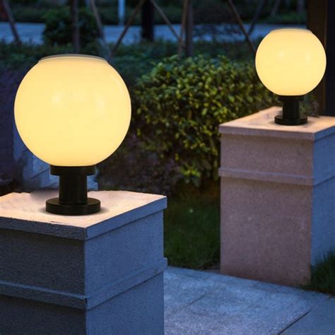 solar gate post lamps|KSL Solar Led Outdoor Street Post Light Outdoor Waterproof .